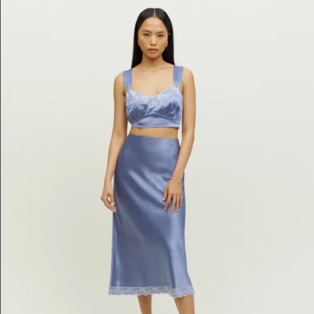Reformation Beatrice Two Piece in Viola